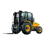 6,000 lb. Straight Mast Rough Terrain Forklift, 21', 4WD